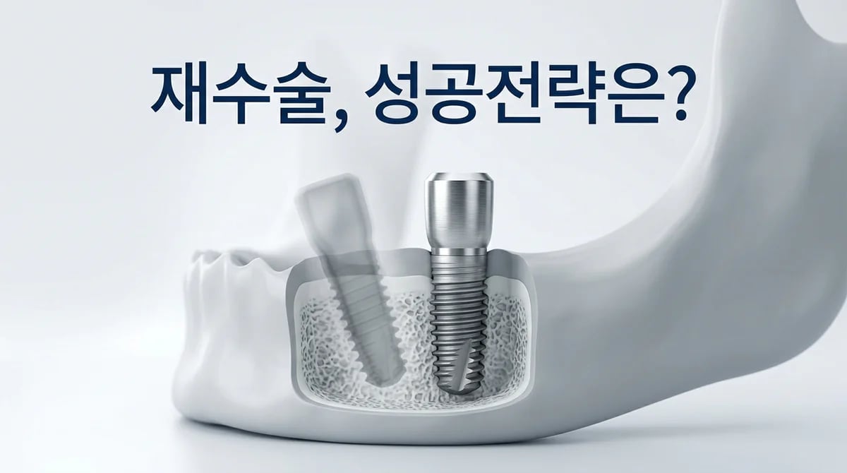 임플란트 재수술 성공률: 실패 원인 분석과 고려할 5가지 핵심 요소