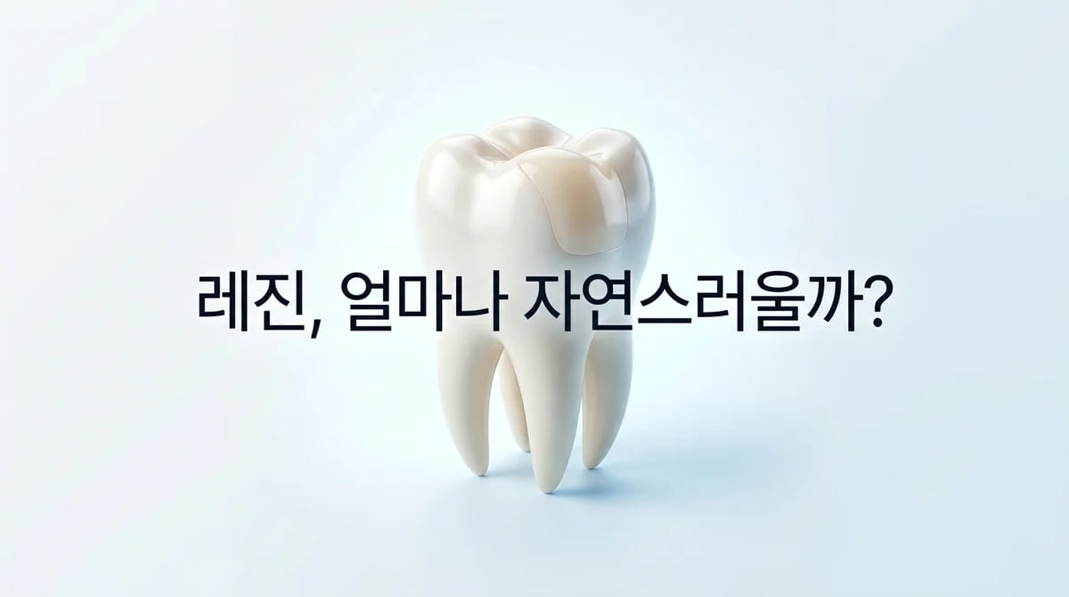 레진 치료, 육안으로 얼마나 자연스러울까? 심미성 유지 5가지 핵심