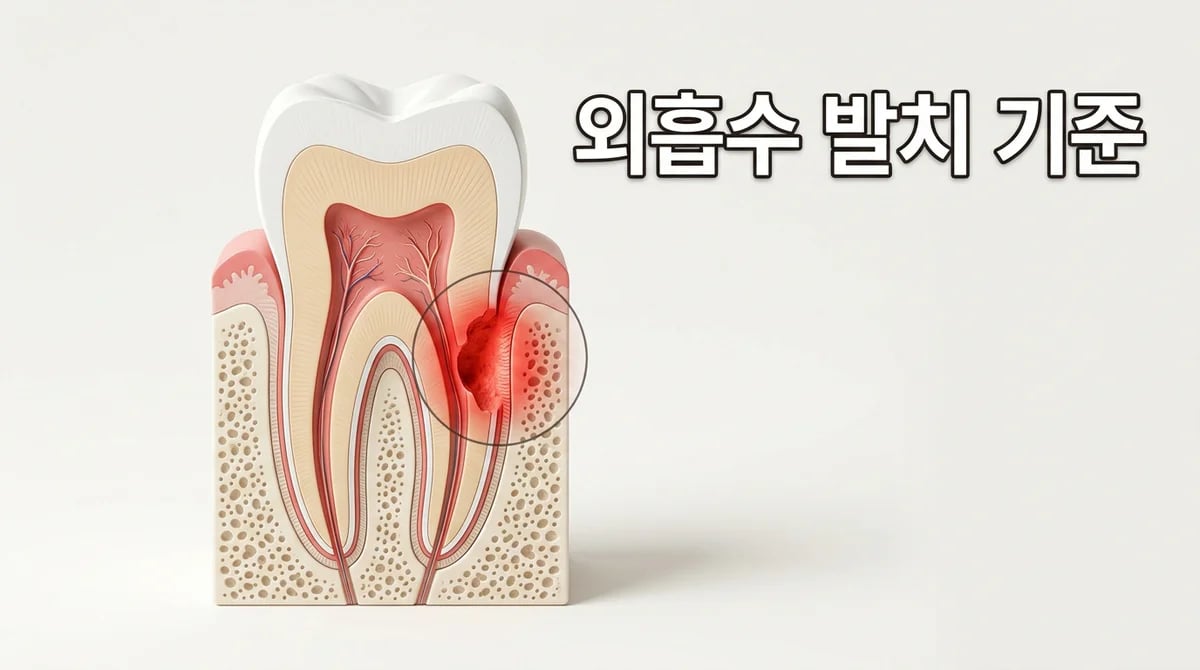 치아 외흡수, 발치는 언제 고려될까? 치과 전문의의 핵심 진단 기준