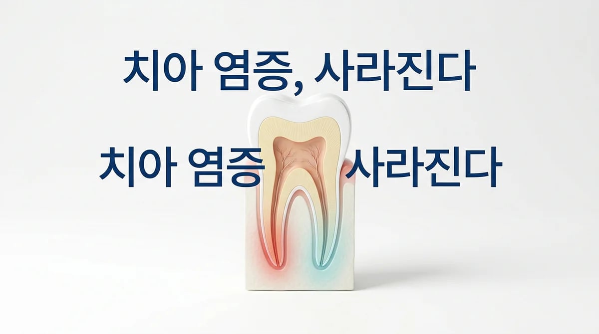 신경치료 후 치아 뿌리 염증 소멸 과정: 엑스레이 변화와 회복 기간