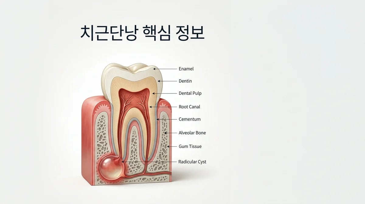 치근단낭: 치아 뿌리 염증의 원인, 증상, 치료 완벽 가이드