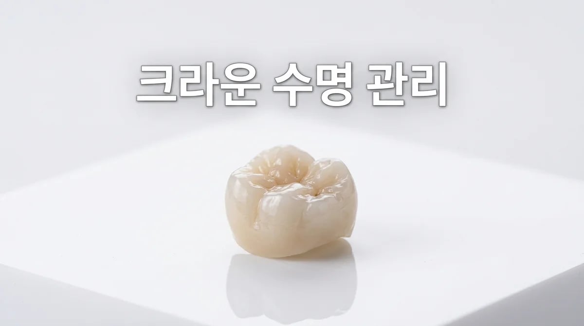 치과 크라운 수명 관리 완벽 가이드: 오래 쓰는 팁과 교체 시기 5가지
