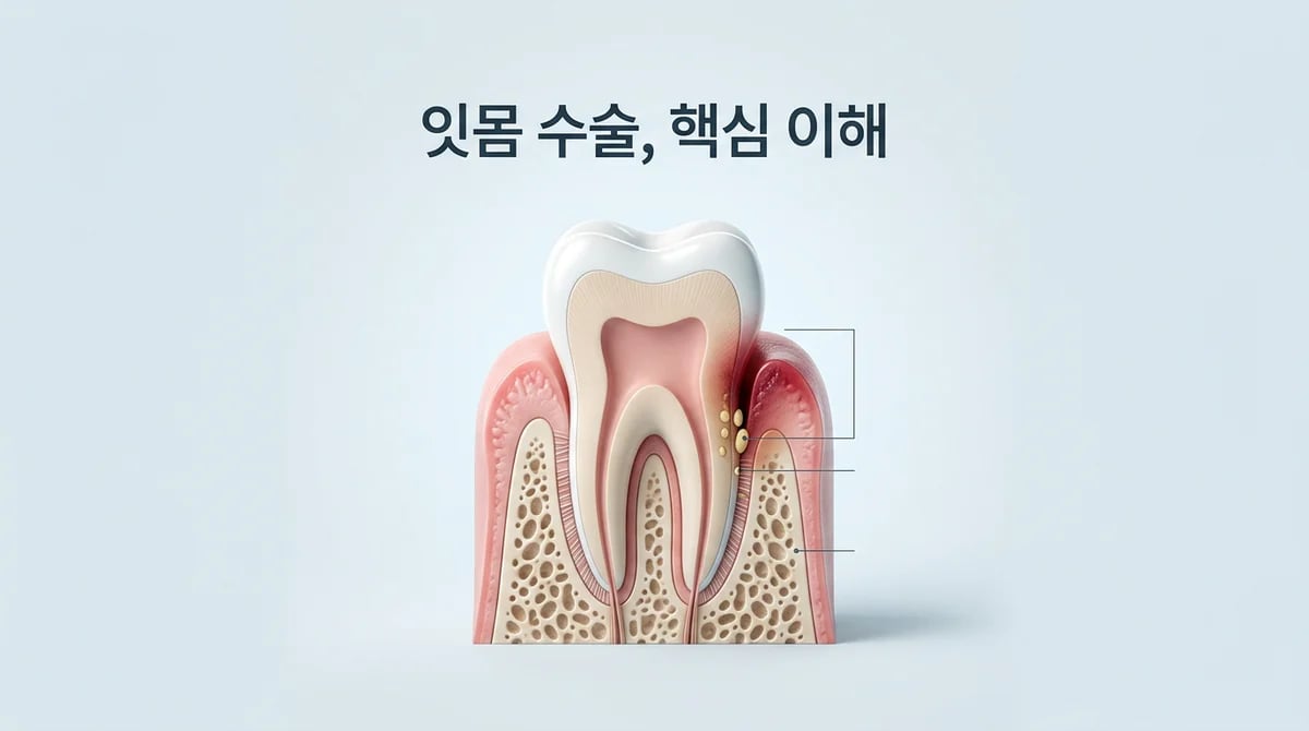 치은박리소파술: 중증 잇몸 질환 치료 과정과 기대 효과