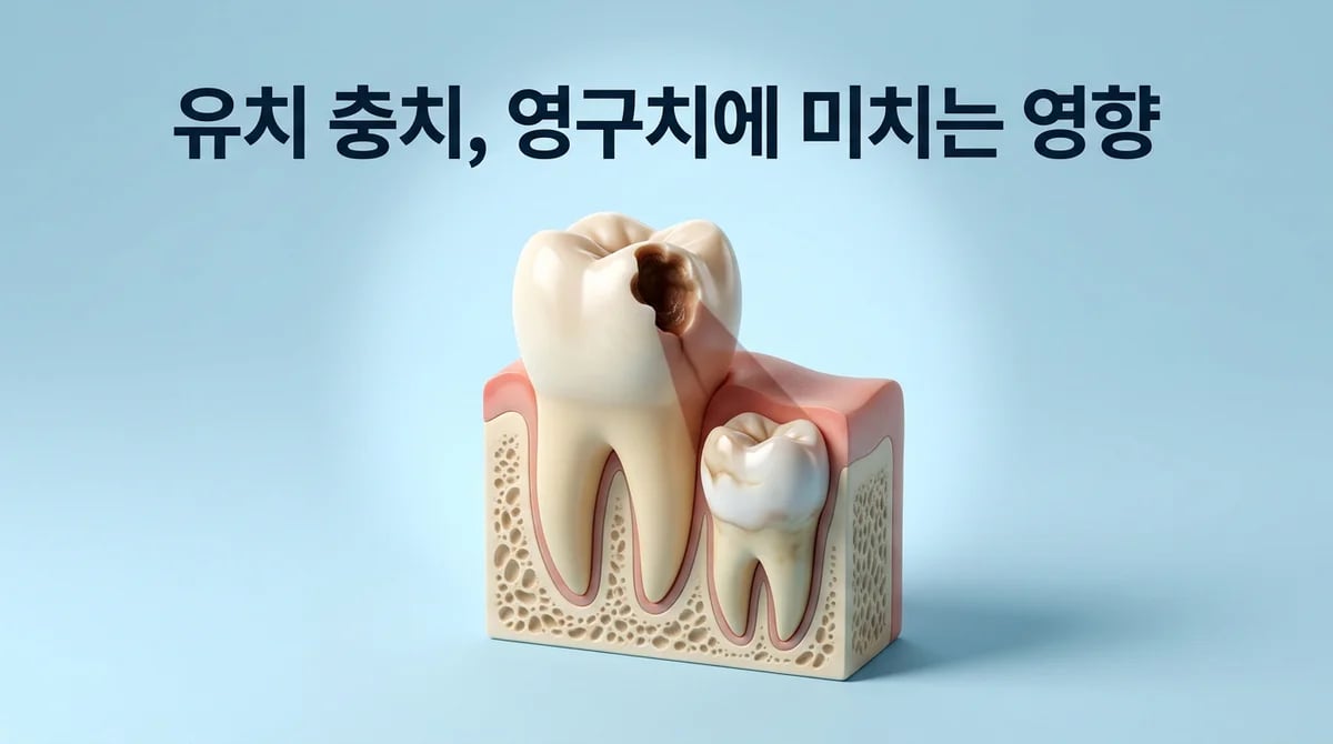 유치 충치 방치하면? 영구치 건강에 미치는 3가지 영향 분석