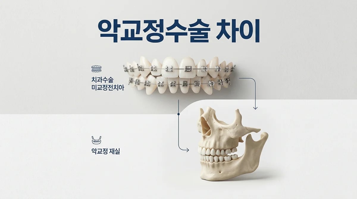 악교정수술 vs 치아교정: 턱 문제 해결을 위한 정확한 진단 가이드