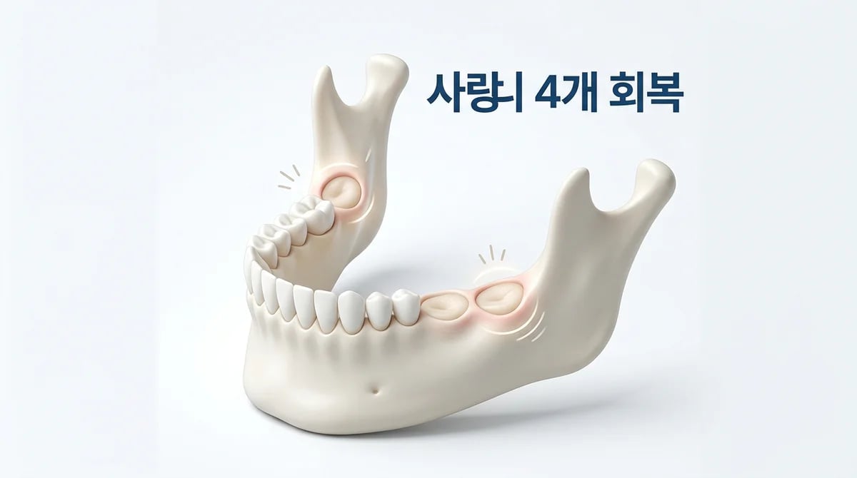 사랑니 4개 동시 발치 후 14일 회복 로드맵: 시기별 관리 완벽 가이드