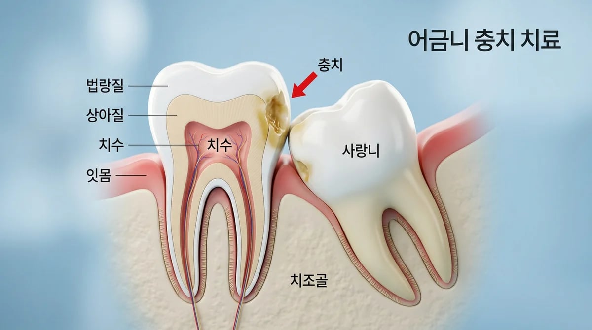 사랑니 옆 어금니 충치: 정확한 진단과 3가지 치료 원칙 2024