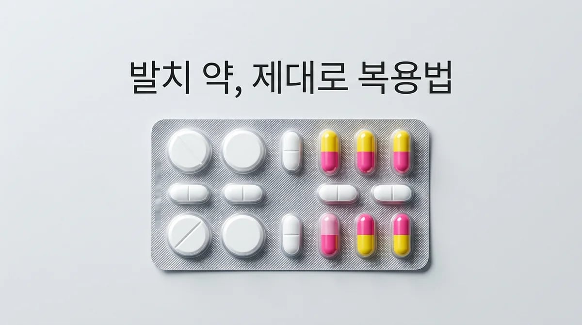 치아 발치 후 처방약 복용 가이드: 항생제, 소염진통제 이해