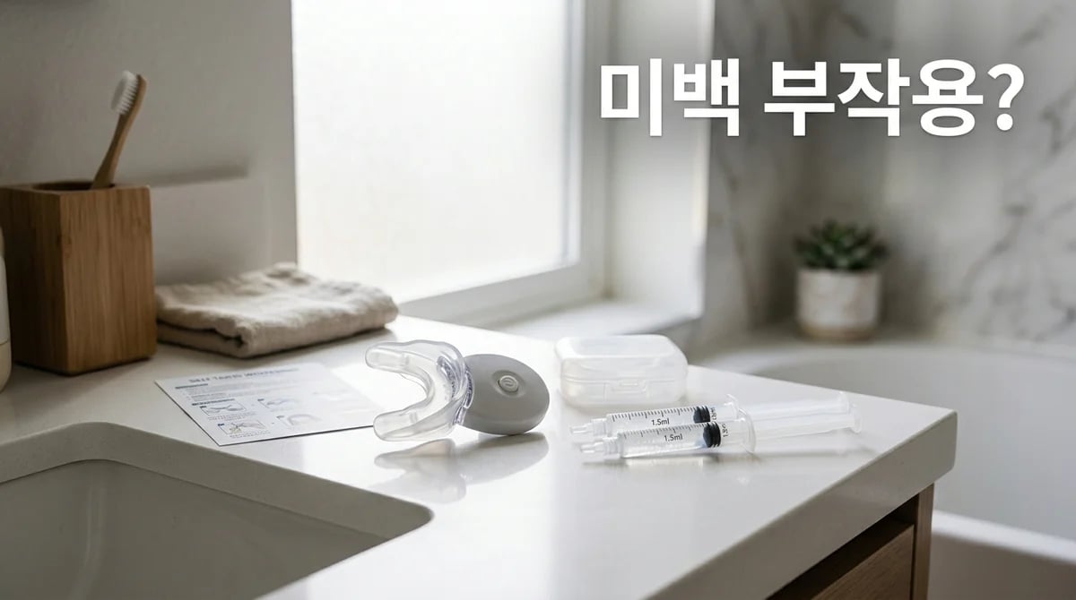 자가 치아 미백, 안전하게? 부작용과 주의사항 5가지 가이드
