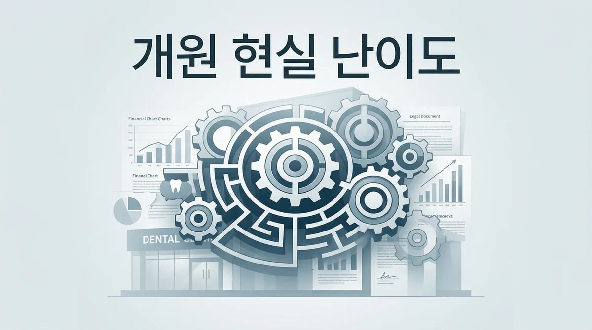 치과 개원, 현실적 난이도 극복 위한 재무·경영 전략 가이드