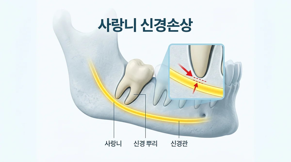 사랑니 발치 후 신경 손상: 증상과 회복 관리 가이드