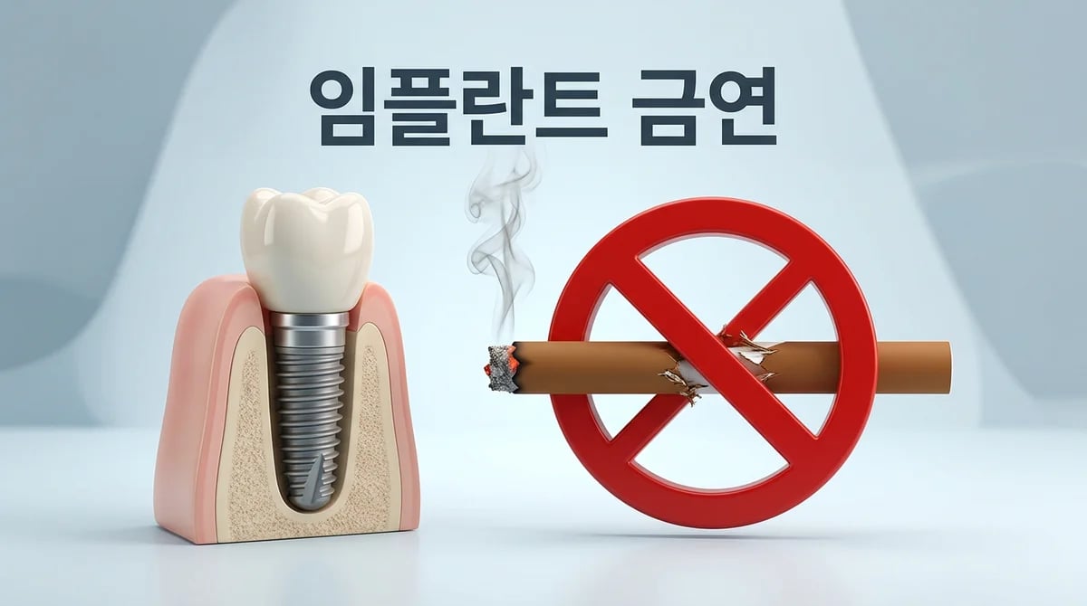 임플란트 수술 전후, 흡연이 미치는 영향 5가지와 금연 주의사항