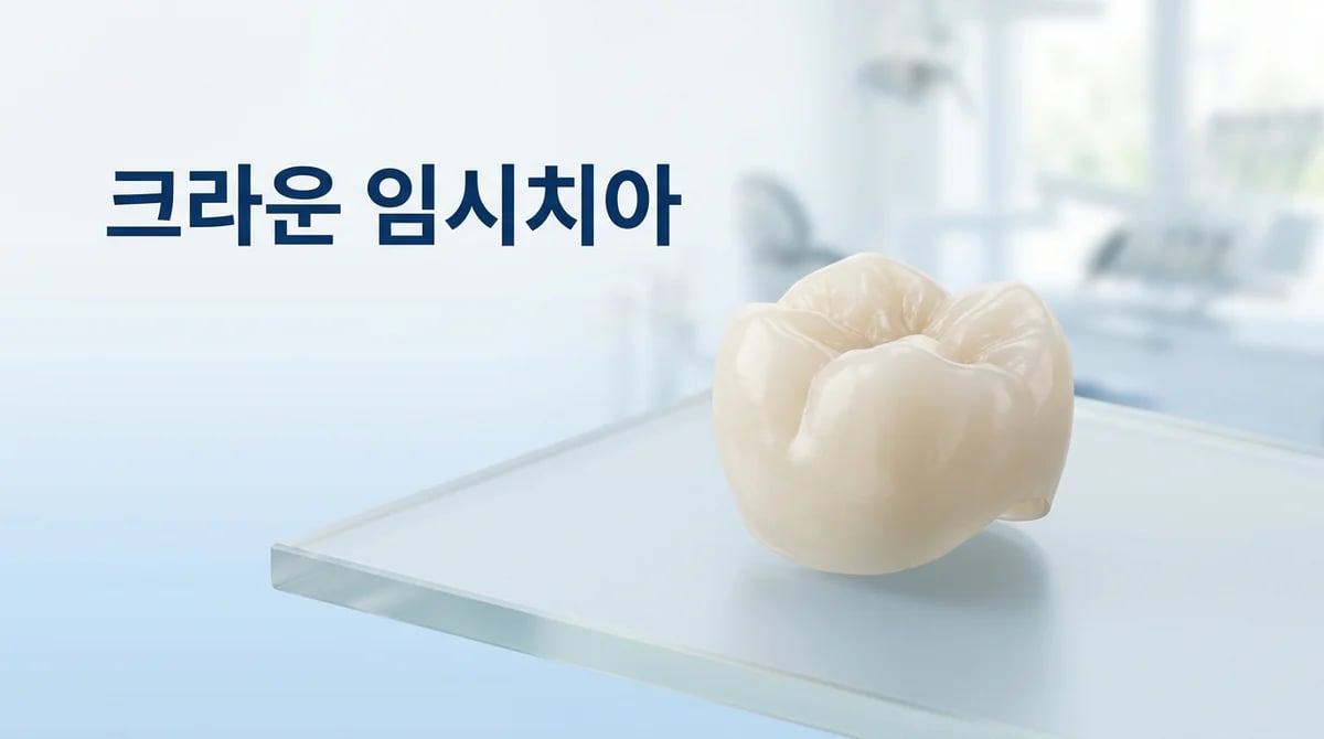크라운 치료 성공의 열쇠: 임시치아의 5가지 중요성과 효과적인 관리법