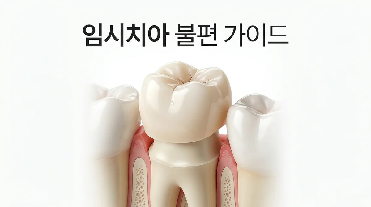 임시치아 불편함, 왜 생길까요? 적응과 관리 5가지 핵심 가이드