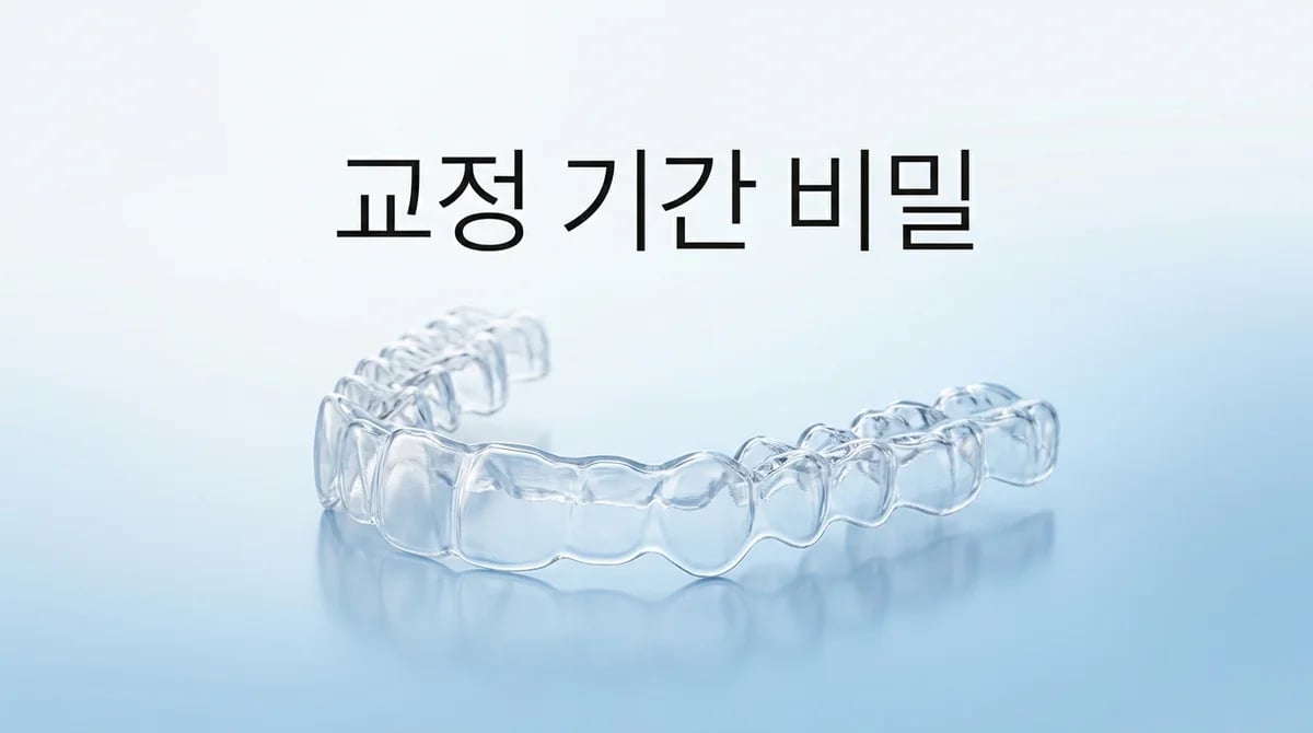 인비절라인 교정 속도, 왜 달라질까? 치료 기간을 결정하는 3가지 핵심 요인 분석