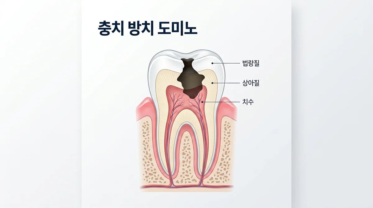 충치 방치, 단순 통증 넘어 구강 전체에 미치는 3단계 위험성
