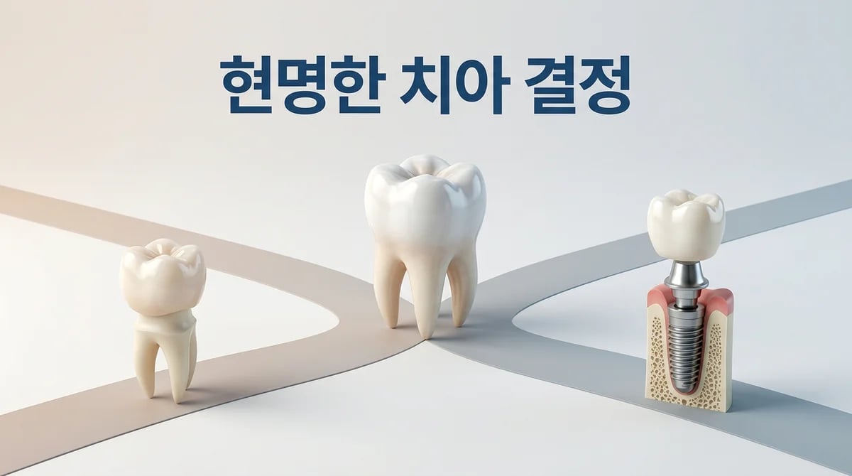 심한 충치, 신경치료 vs 발치: 현명한 치아 보존 결정 가이드