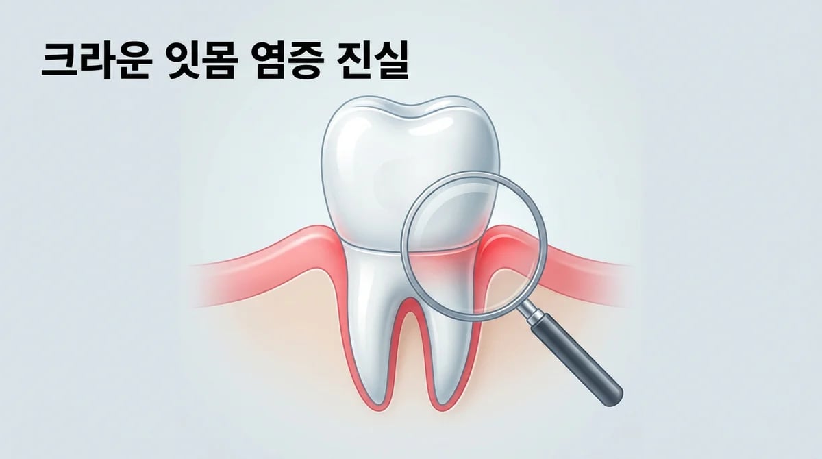 크라운 치료 후 잇몸 건강: 염증 예방 위한 핵심 원칙