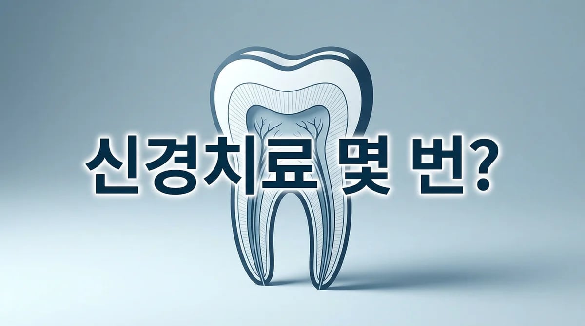 크라운 치료 전 신경치료, 몇 번 방문해야 할까요? (2025 가이드)