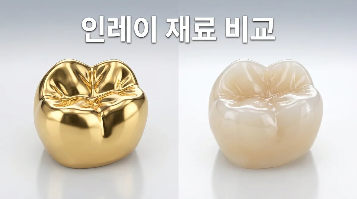 골드 인레이와 이맥스: 충치 치료 재료의 특성 비교 및 선택 가이드