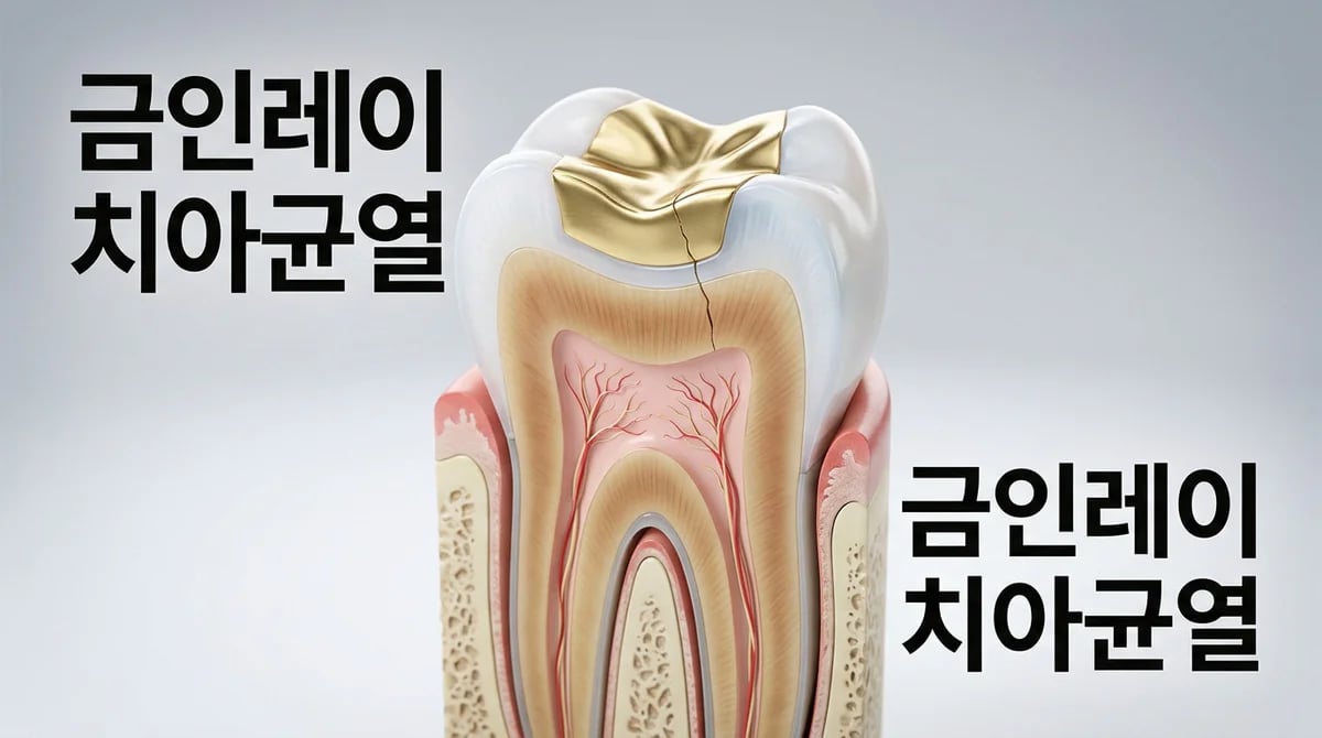 금 인레이와 치아 균열: 씹을 때 통증 원인과 예방 관리 가이드