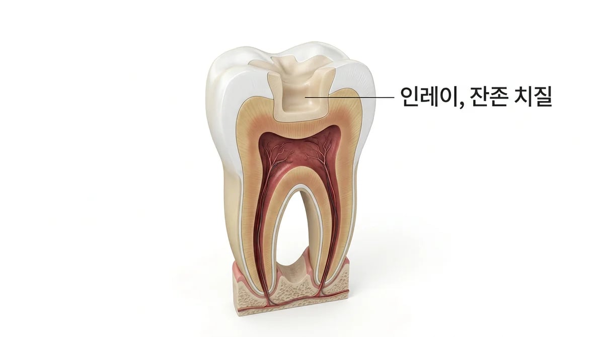 인레이 치료 성공의 핵심: 잔존 치질의 중요성과 고려사항 5가지