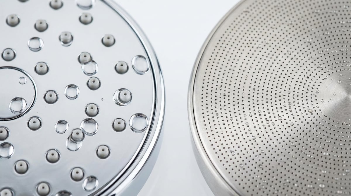 살수판 홀 크기 비교