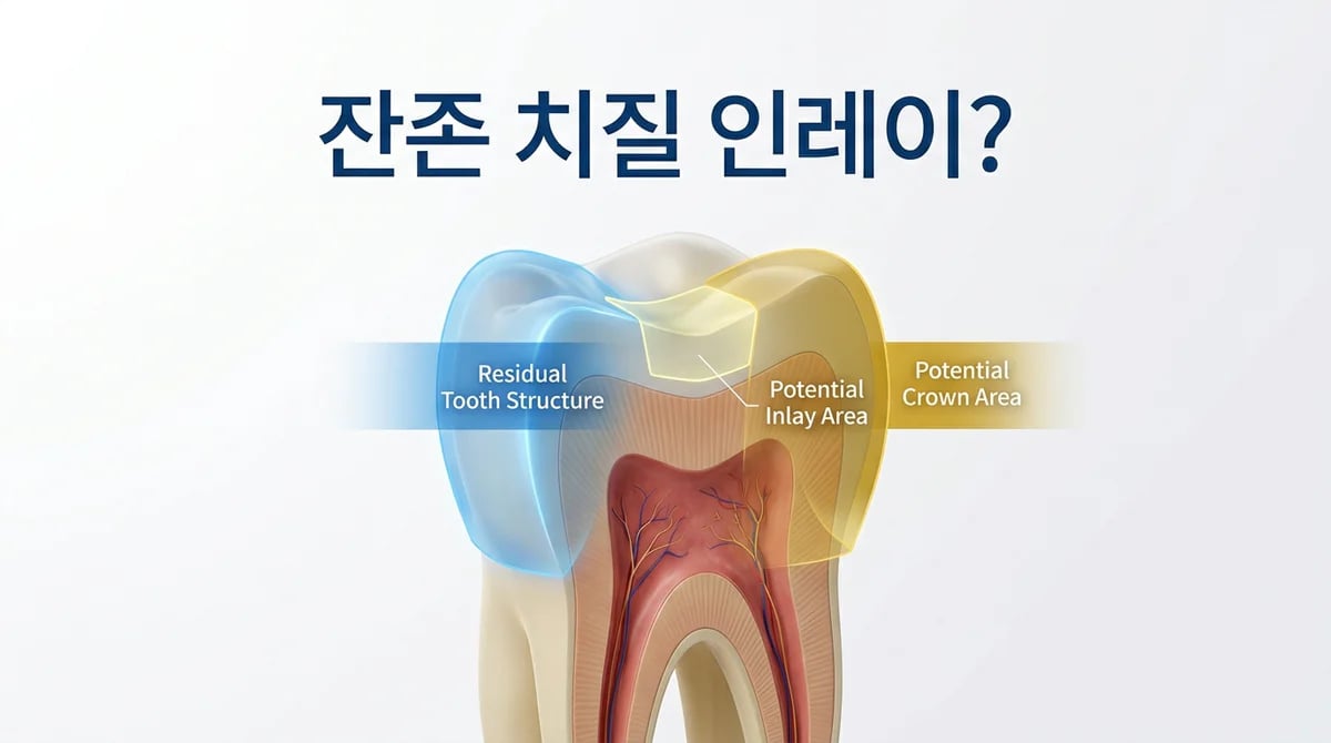 성공적인 인레이 치료를 위한 잔존 치질의 중요성: 핵심 결정 기준