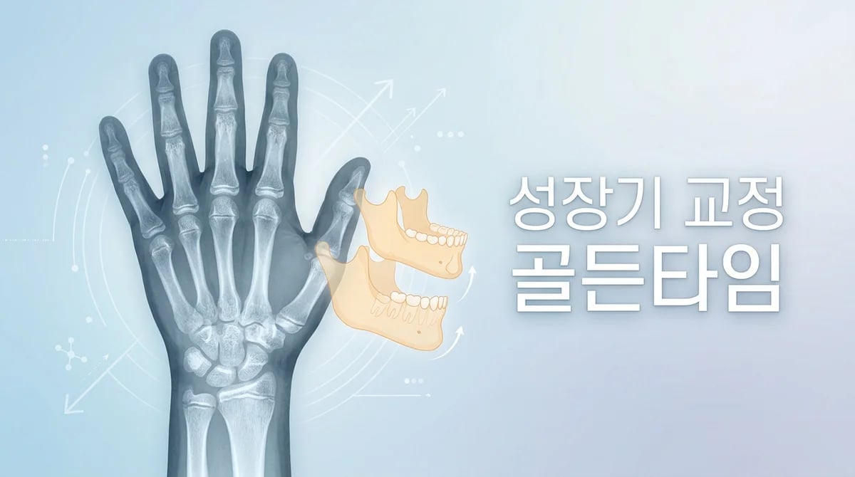 성장기 치아교정 진단: 손 엑스레이의 핵심 역할과 중요성