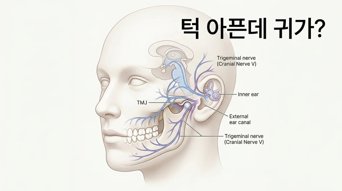 씹을 때 귀 통증: 턱관절과 구강 문제의 연관성 심층 분석