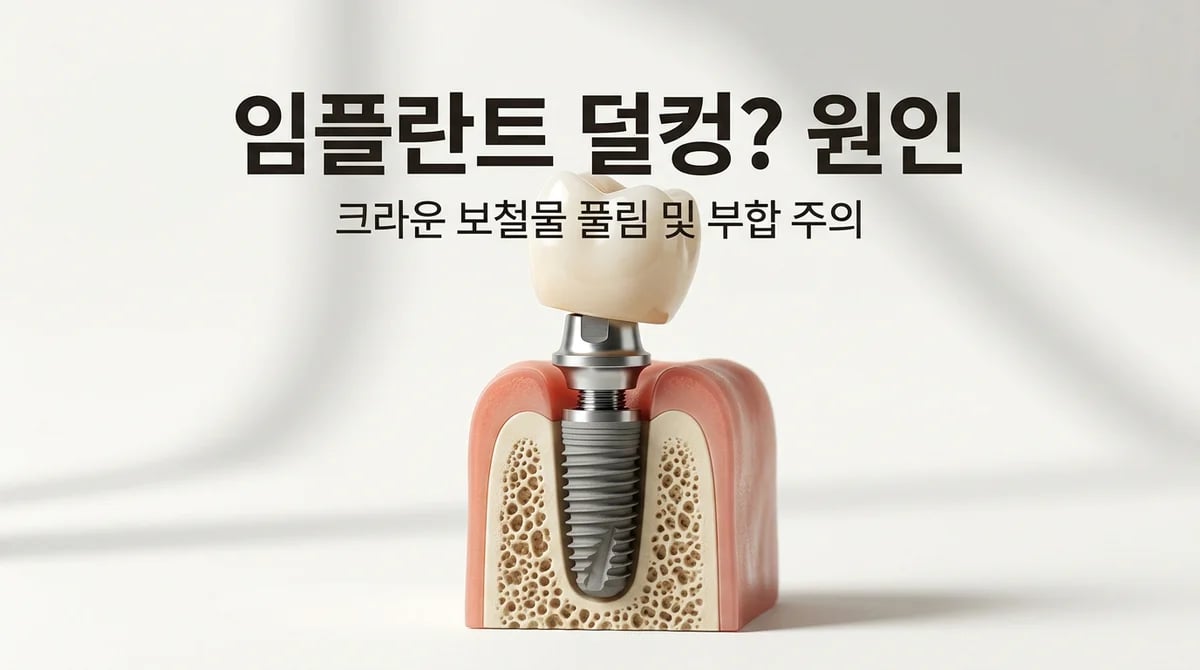 임플란트 인공치아가 덜 들어간 느낌? 원인과 대처법 상세 가이드