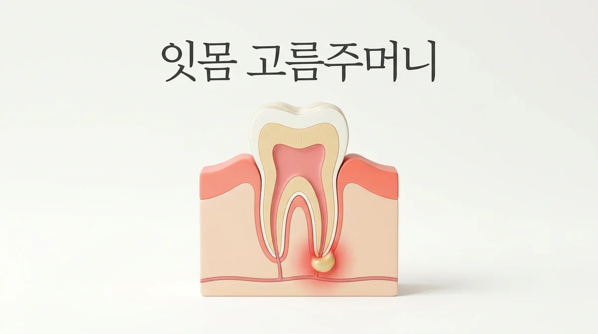 잇몸 고름주머니, 왜 생길까? 2가지 주요 원인과 대처법