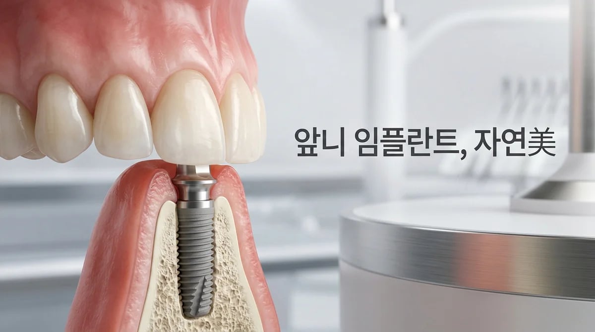 자연스러운 앞니 임플란트, 의료진 숙련도가 심미성을 좌우하는 3가지 이유