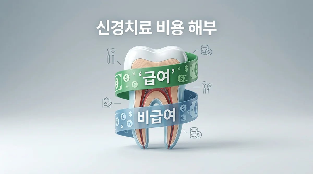 신경치료 비용, 건강보험 적용 범위와 비급여 항목 완벽 이해 가이드