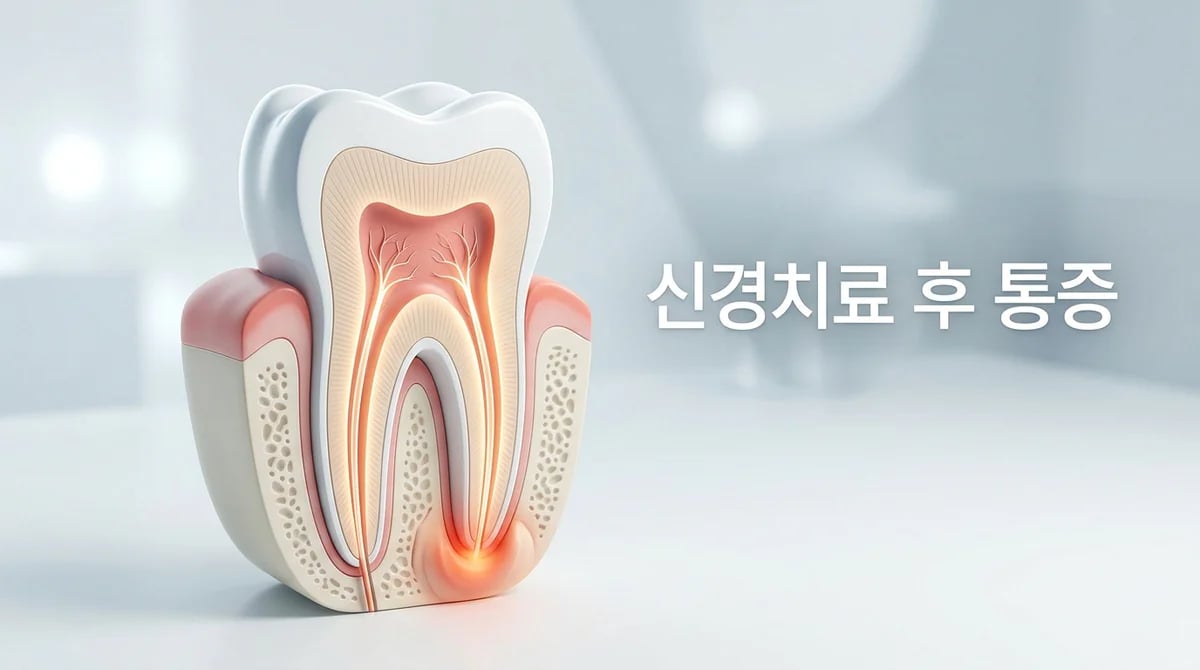 신경치료 후 통증: 왜 생길까요? 원인과 시기별 관리법 완벽 가이드