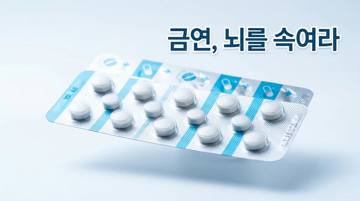 챔픽스 금연 원리: 바레니클린이 흡연 욕구를 줄이는 2가지 과학적 방법