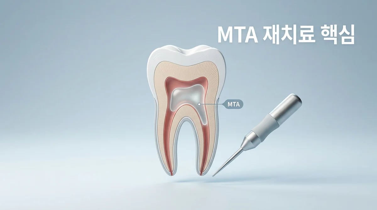 MTA 적용 치아 재신경치료 가이드: 성공적 임상 접근법과 고려사항