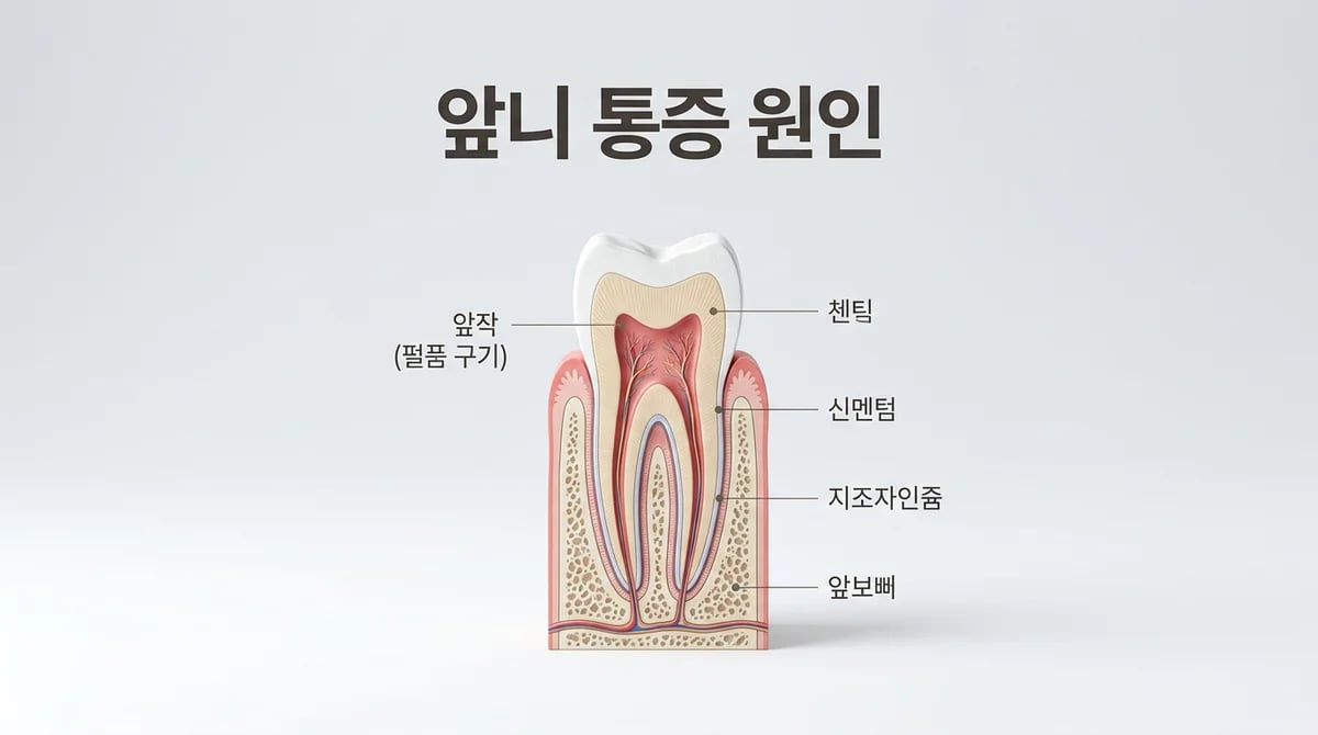 앞니 뿌리 통증, 흔히 나타나는 5가지 원인과 진단 과정