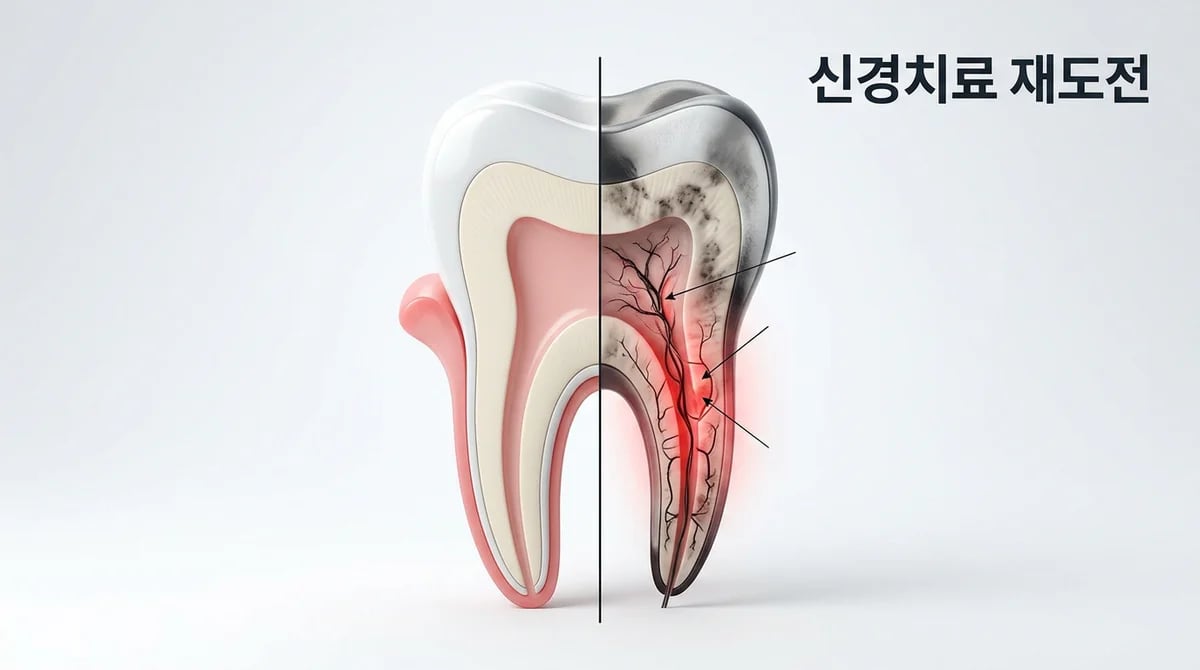 신경치료 실패 후 자연치아 보존, 어떤 치료 방법을 고려해야 할까?