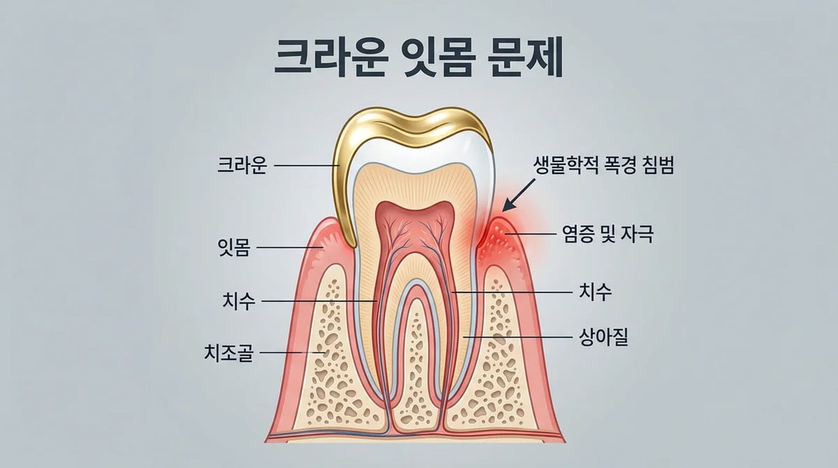 치과 보철물과 생물학적 폭경: 잇몸 건강 위협과 해결책