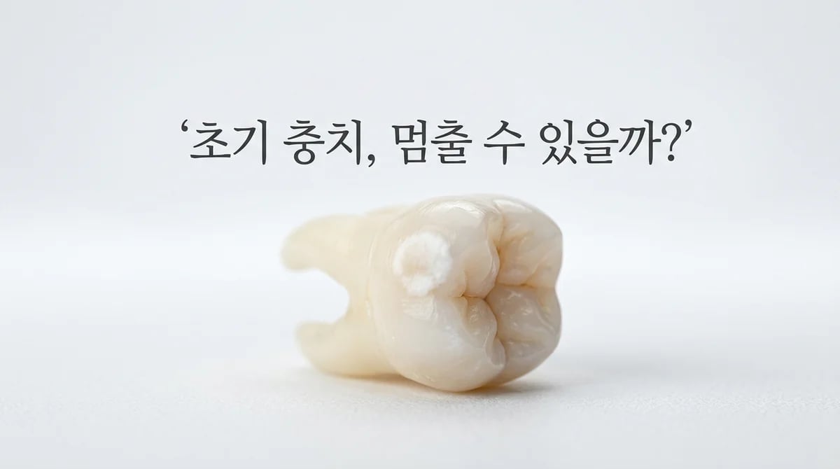 초기 충치 관리, 치과 치료 없이 가능할까? 치아 재생과 재광화의 진실