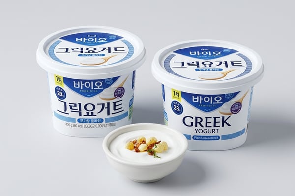 매일바이오 그릭요거트 무가당 플레인 400g 2통