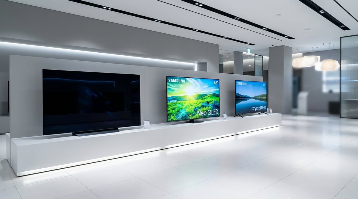 LG OLED C5, 삼성 Neo QLED, 삼성 Crystal UHD 65인치 TV 3대 예산별 비교