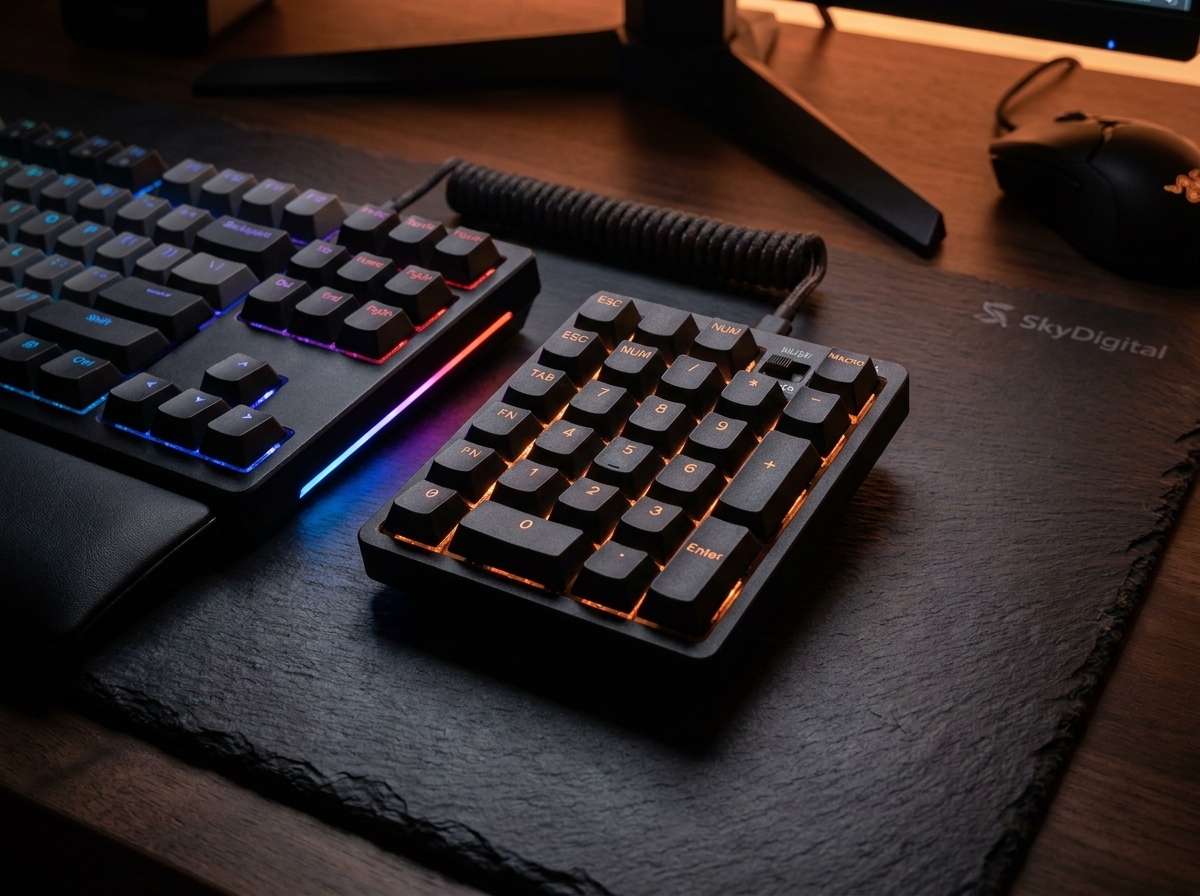 스카이디지탈 nKeyboard NK21 기계식 매크로 넘버패드