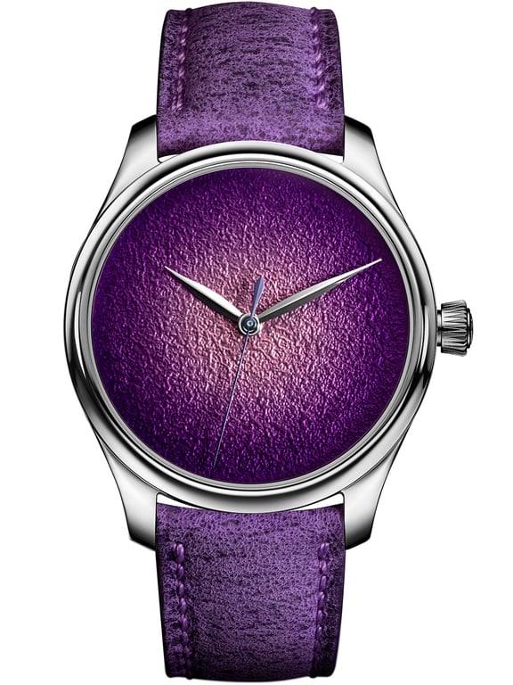 H Moser Cie H. Moser & Cie. Endeavour Centre Seconds Concept Purple Enamel