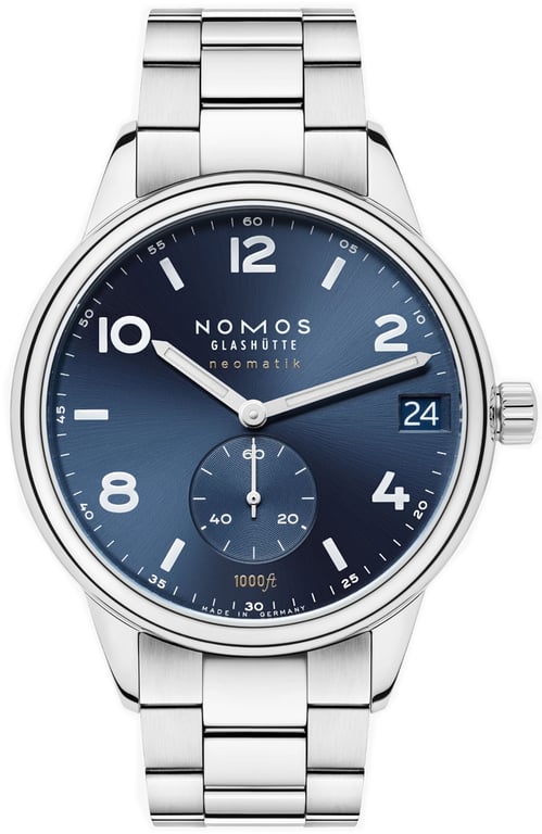 Nomos Glash Tte Nomos Glashütte Club Sport Neomatik 42 Date Blue