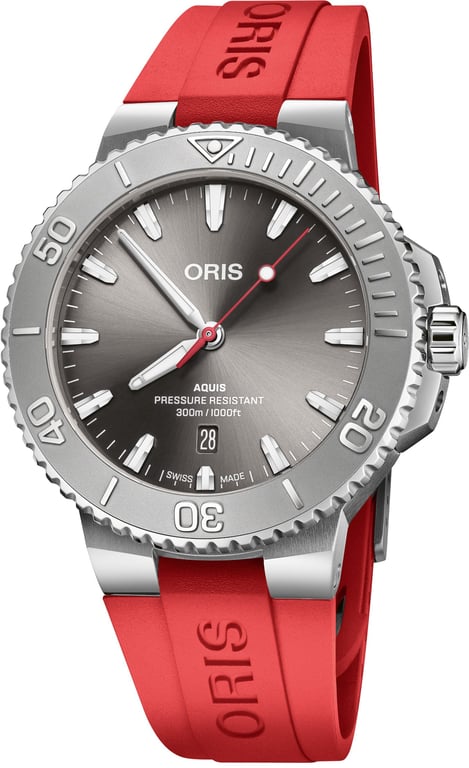 Oris Pre-Owned Oris Aquis Date Relief