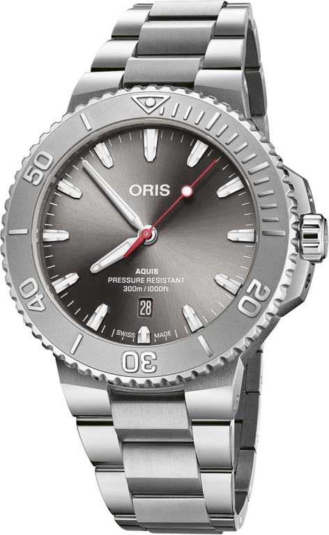 Oris Pre-Owned Oris Aquis Date Relief