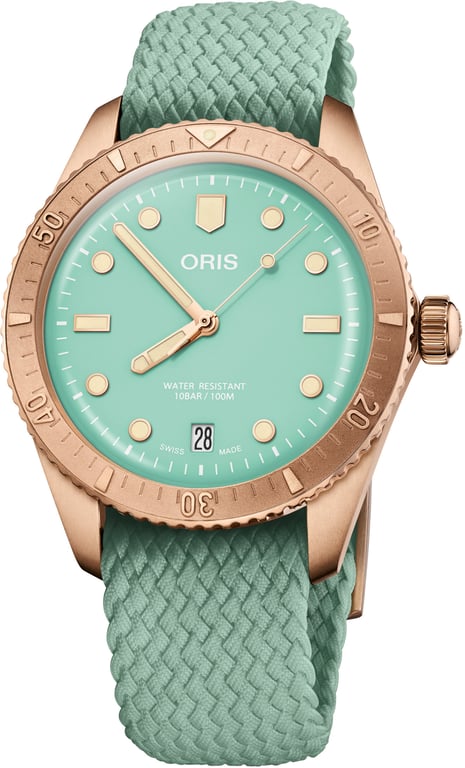 Oris Pre-Owned Oris Divers Sixty-Five 'Cotton Candy