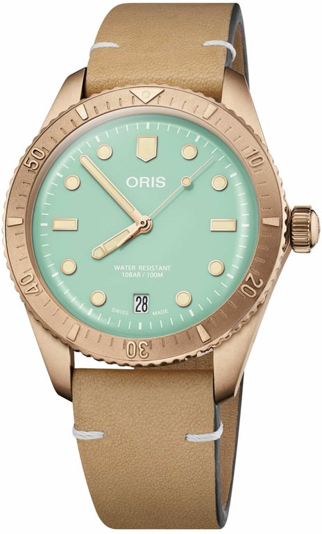 Oris Pre-Owned Oris Divers Sixty-Five 'Cotton Candy